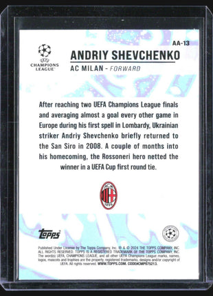 2023-24 Topps Merlin Ageless Alchemy #AA-13 Andriy Shevchenko