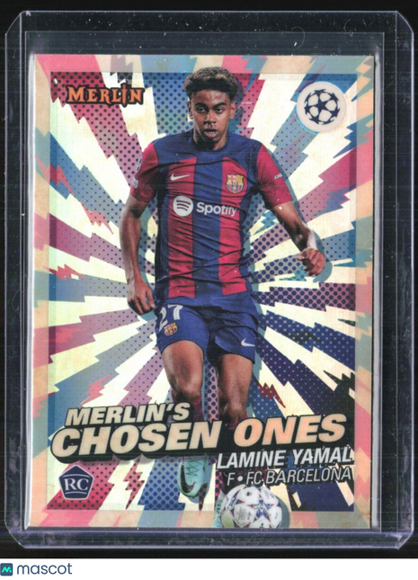 2023-24 Topps Merlin Lamine Yamal #MC - 1 Chosen Ones Rc