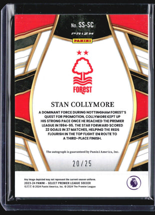 2023-24 Panini Select Premier League Tie-Dye #SS-16 Stan Collymore Auto /25