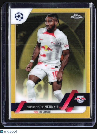 2022-23 Topps Chrome UEFA Club Competitions - #18 Christopher Nkunku Gold /50