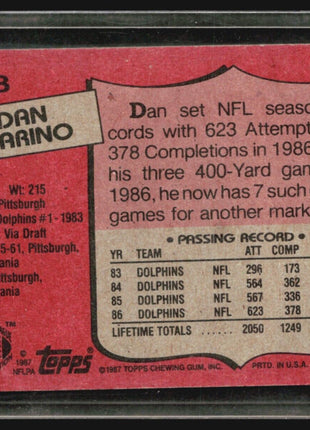 1987 Topps - #233 Dan Marino