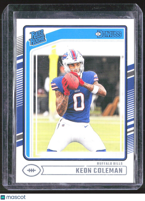 2024 Donruss Rated Rookie Keon Coleman #358