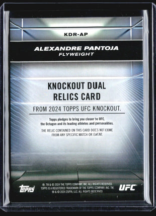 2024 Topps UFC Knockout Jalin Turner #KDR-JT Dual Relic