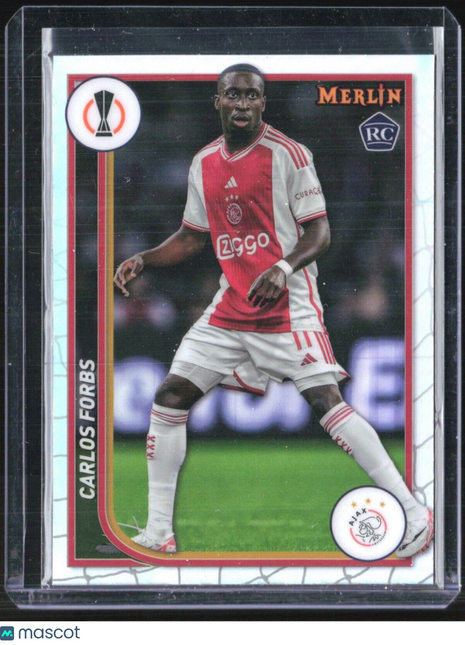 2023-24 Topps Merlin UEFA Club Competitions - #5 Carlos Forbs (RC) refractor