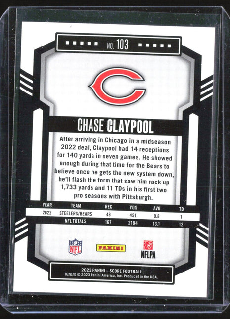 2023 Score - #103 Chase Claypool pink /199