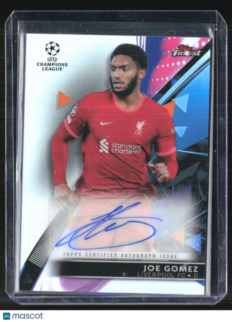 2021-22 Topps Finest Joe Gomez #BA-JG Auto