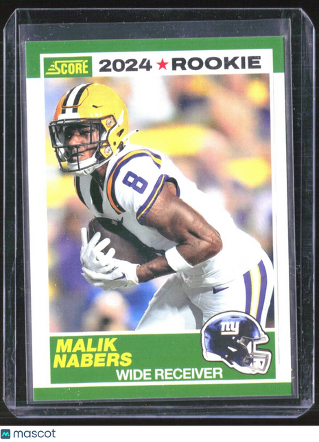 2024 Panini Score Rookie Malik Nabers ##5