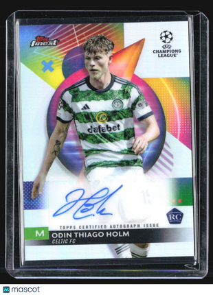 2023-24 Topps FInest Odin Thiago Holm #A-OH Rc Auto Refractor