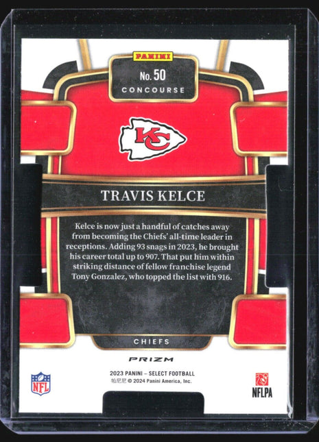 2023 Panini Select - Concourse #50 Die Cut Black Red