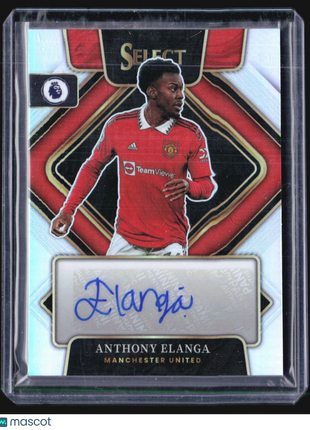 2022-23 Panini Select Anthony Elanga #S-AEL Silver Auto