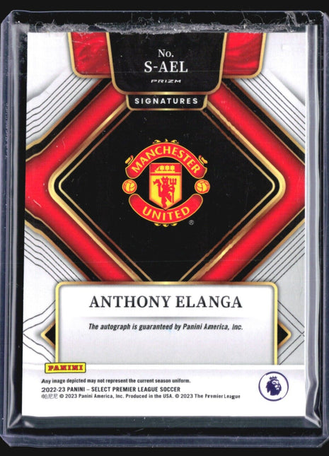 2022-23 Panini Select Anthony Elanga #S-AEL Silver Auto