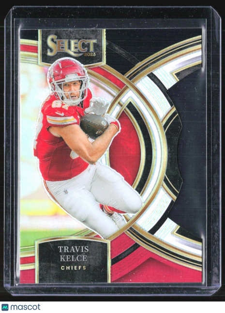 2023 Panini Select - Premier Level #150 Travis Kelce Die Cut Black Red