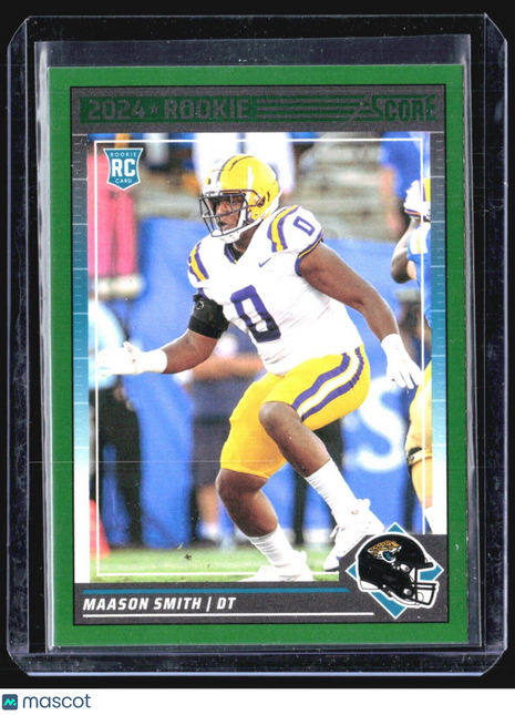 2024 Score - Rookies #366 Maason Smith (RC) Green