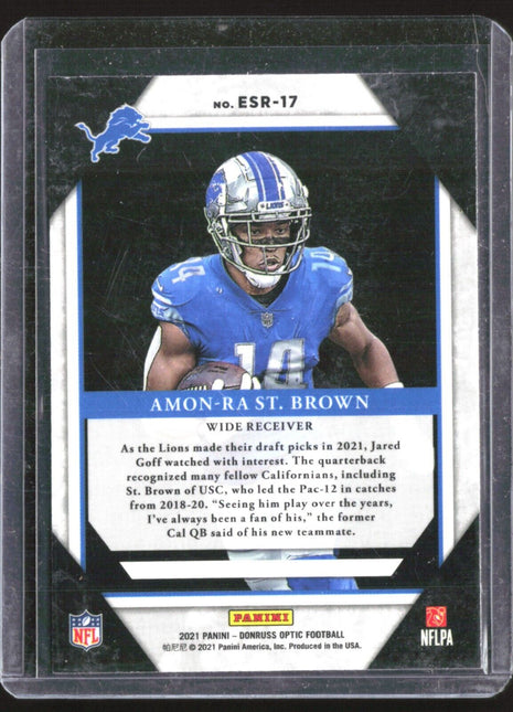 2021 Donruss Optic Amon-Ra #ESR-17 Elite Series Rookies
