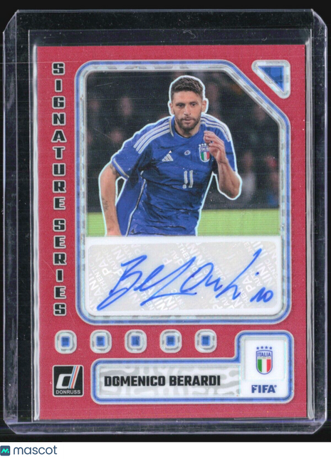 2023-24 Panini Donruss Domenico Berardi #SS-DB Red Auto /49