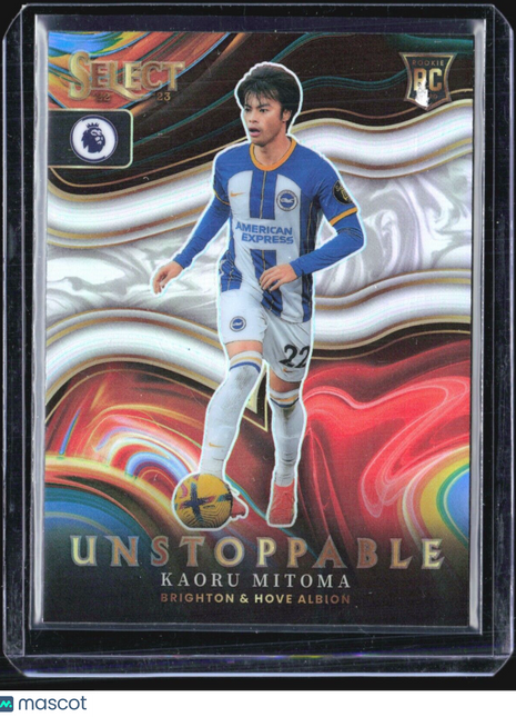 2022-23 Panini Select Unstoppable Kaoru Mitoma #4 Rc