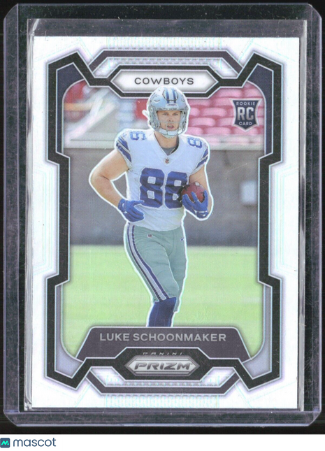 2023 Panini Prizm - Rookies #325 Luke Schoonmaker (RC) Slver