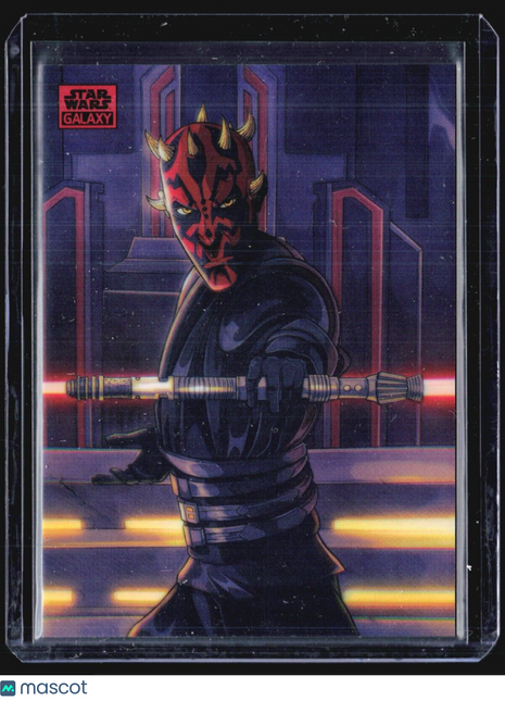 2024 Topps Galaxy Chrome Star Wars Darth Maul Red Refractor #as-7 /5