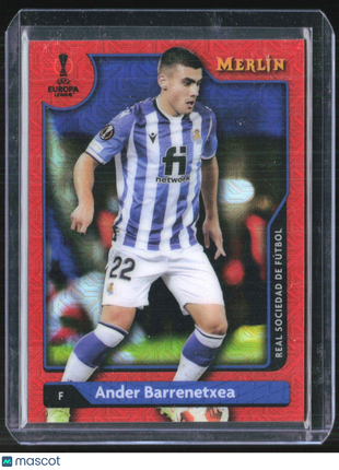 2021-22 Topps Merlin Ander Barrenetxea #16 Orange Mojo /25