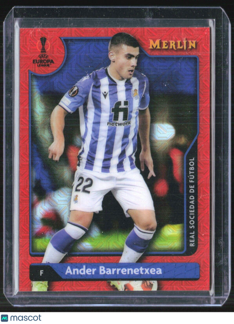 2021-22 Topps Merlin Ander Barrenetxea #16 Orange Mojo /25