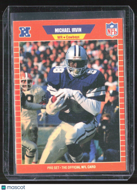 1989 Pro Set - #89 Michael Irvin (RC)