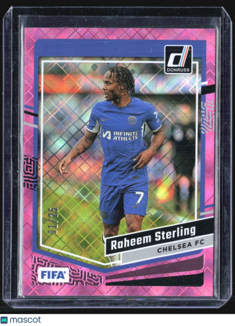 2023-24 Panini Donruss - #75 Raheem Sterling Pink /25