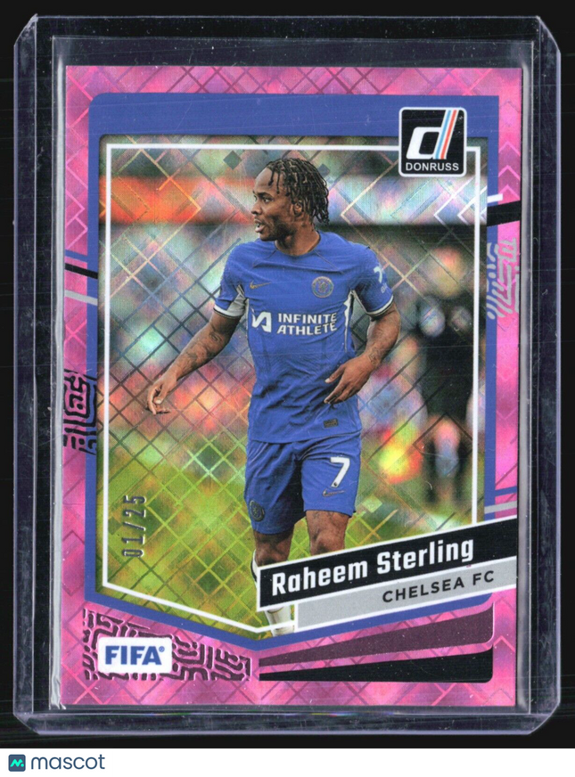 2023-24 Panini Donruss - #75 Raheem Sterling Pink /25