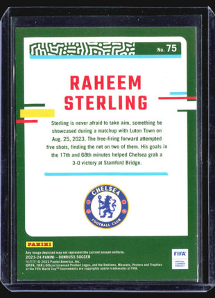 2023-24 Panini Donruss - #75 Raheem Sterling Pink /25