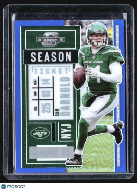 2020 Optic Contenders Season Ticket Blue /99 Sam Darnold #45