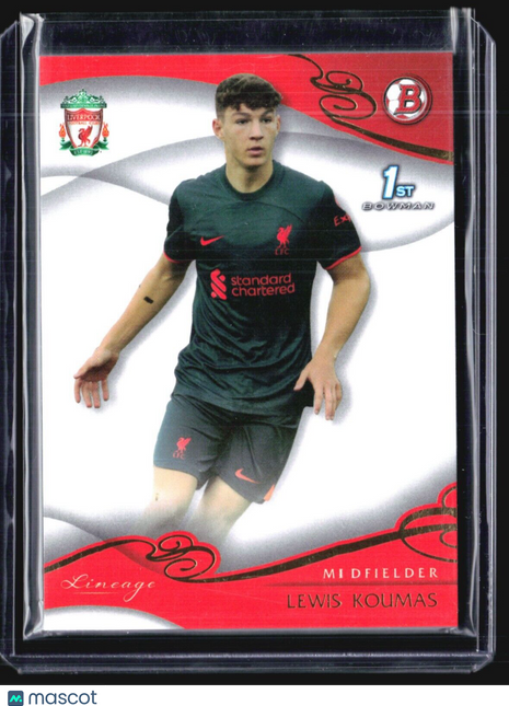 2022-23 Topps Liverpool Lineage Lewis Koumas #04 1st
