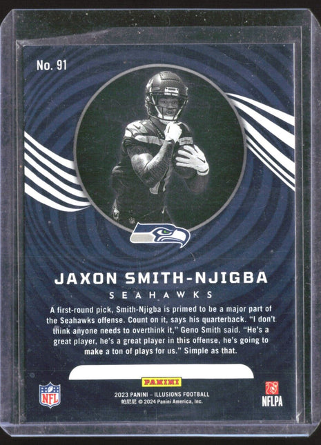 2023 Panini Illusions - #91 Jaxon Smith-Njigba (RC) Orange