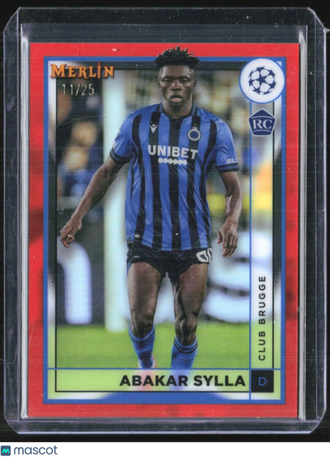 2022-23 Topps Merlin Abakar Sylla #46 Rc orange Refractor /25