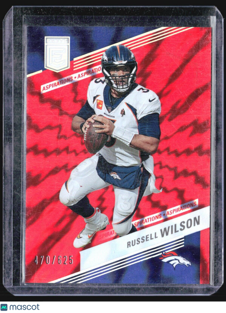 2023 Panini Donruss Elite - #85 Russell Wilson Aspirations /625