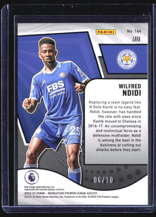 2022-23 Panini Revolution Premier League - #144 Wilfred Ndidi Lava /10