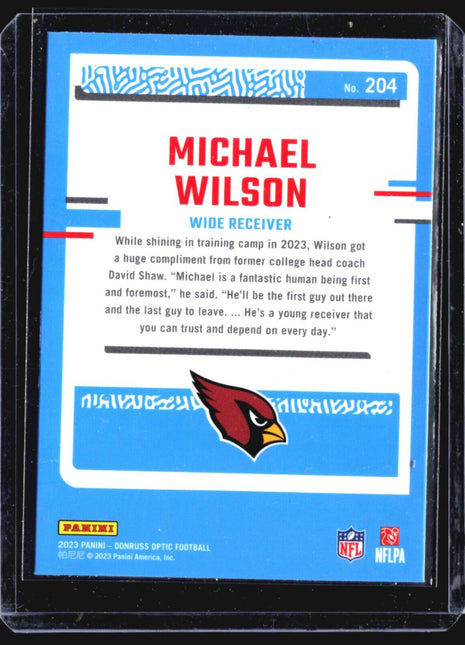 2023 DonrussOptic Rated Rookie Michael Wilson #204