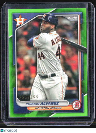 2024 Bowman Yordan Alvarez #53 Green /399