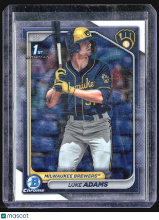 2024 Bowman 1st Chrome Luke Adams #BCP-50