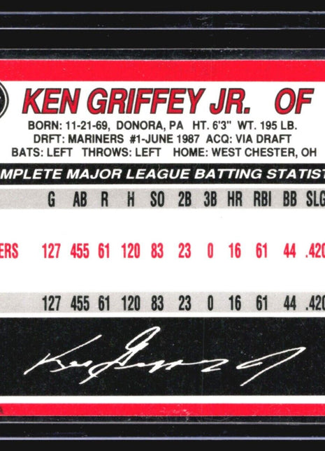 1990 Post First Collector Series Ken Griffey Jr #23