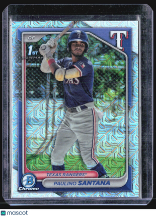 2024 Bowman 1st Chrome Mega Box mojo Paulino Santana #BCP-245