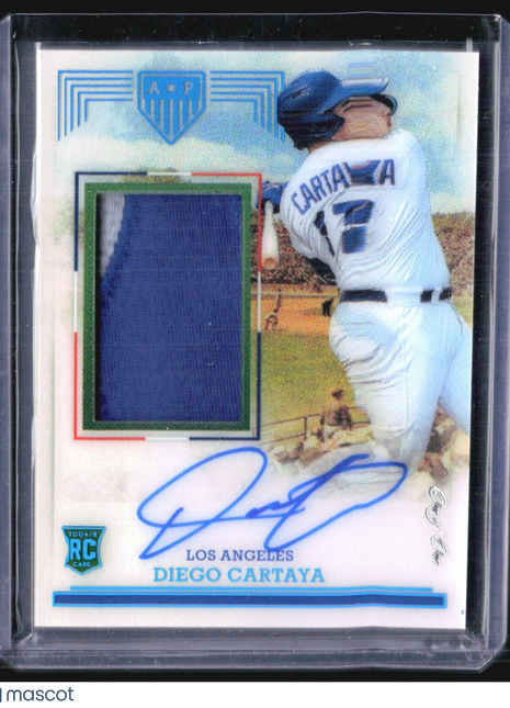 2023 Panini America's Pastime Rookie Autograph Pacth #110 Diego Cartaya 1/1