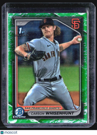 2024 Bowman Chrome 1st Lunar Glow Carson Whisenhunt #BCP-96