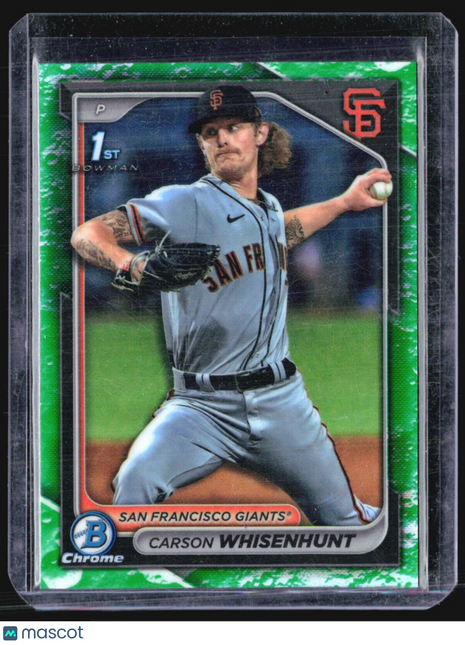 2024 Bowman Chrome 1st Lunar Glow Carson Whisenhunt #BCP-96