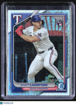 2024 Bowman Chrome Mega Box Mojo Rc Wyatt Langford #71