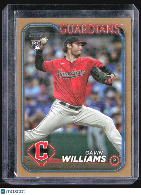 2024 Topps Gavin Williams #242 Gold Rc /2024