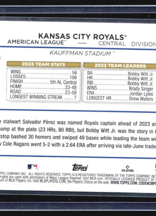 2024 Topps Kansas City Royals #514 Independence Day /76