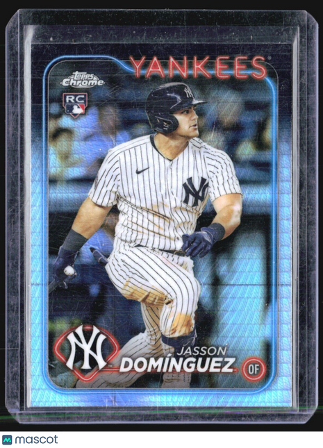 2024 Topps Jasson Dominguez #89 Chrome Prism Rc