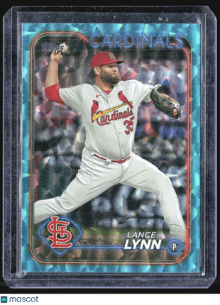 2024 Topps Lance Lynn #630 Aqua Foilboard /399