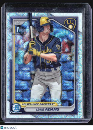 2024 Bowman Chrome 1st Mega Box Mojo Luke Adams #BCP-50