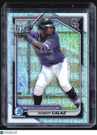 2024 Bowman Chrome 1st Mega Box Mojo Robert Calaz #BCP-131