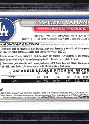 2024 Bowman Chrome Rc Mega Box Mojo Yoshinobu Yamamoto #36